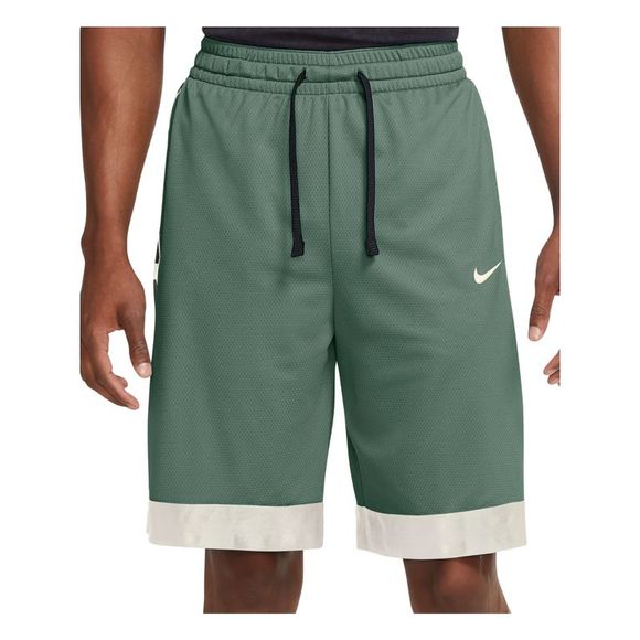 NIKE Mens Green Color Block Loose Fit Moisture Wicking Athletic Shorts L - Picture 1 of 4